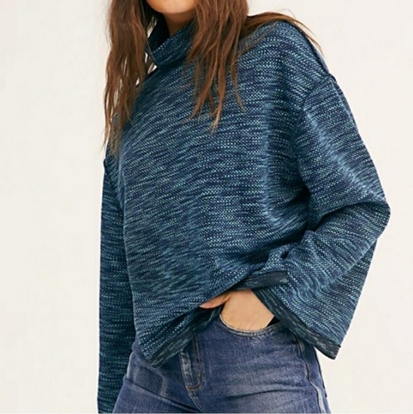 FREE PEOPLE Sunny Days turtleneck sweater NWT - Picture 1 of 8